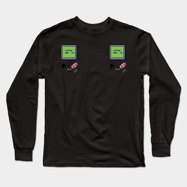 Gamers’ coffee Long Sleeve T-Shirt by Holailustra